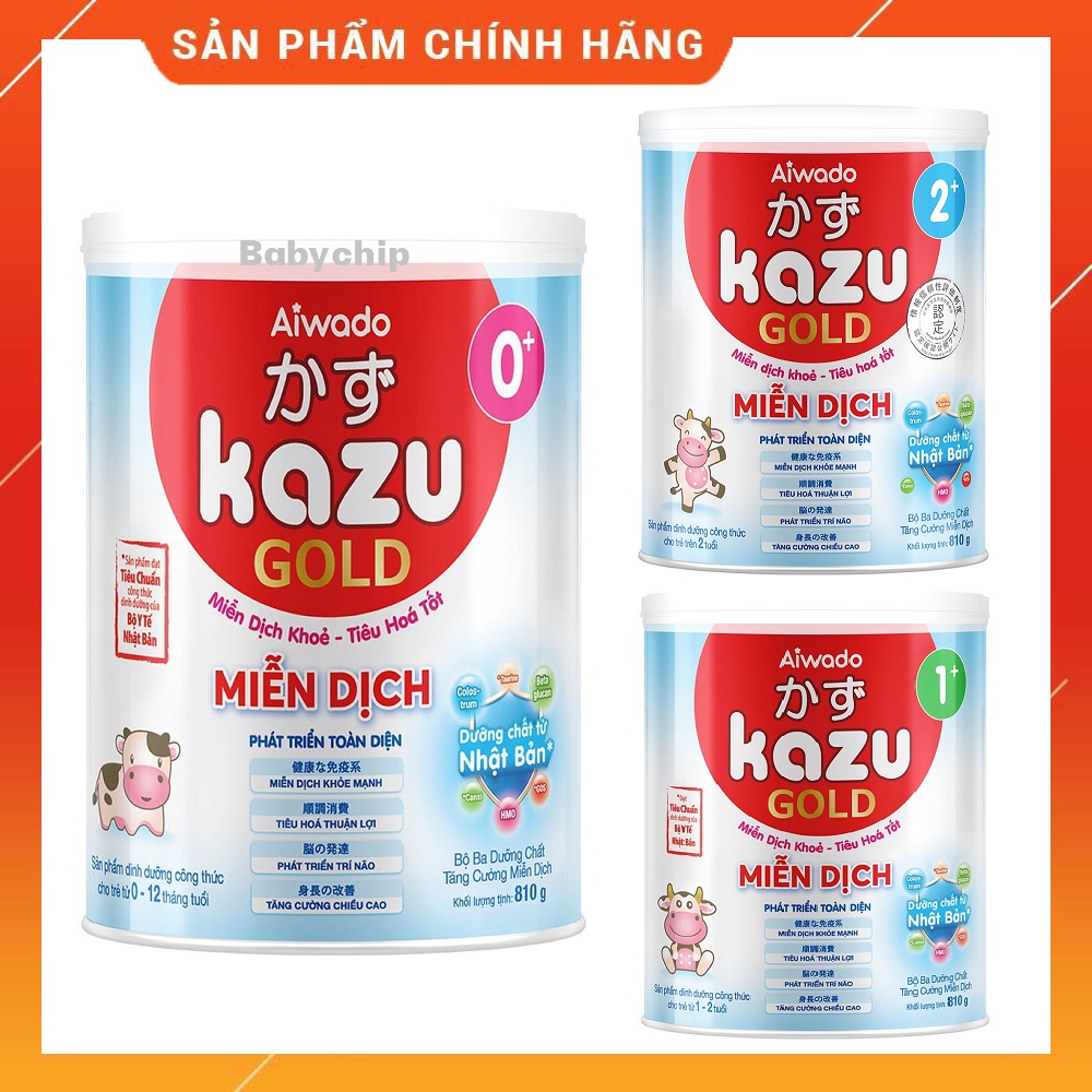 Sữa Kazu gold Miễn Dịch 0+ 1+ 2+ ....