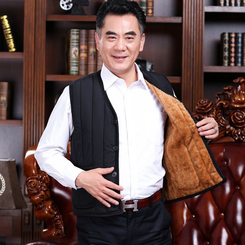 Áo phao gi-lê lót lông  siêu ấm Tặng ông và Bố