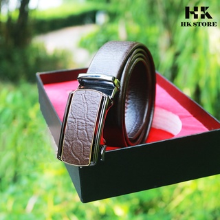 Dây thắt lưng nam da voi cao cấp - full box - hàng chính hãng HK.STORE - sang trọng đẳng cấp.