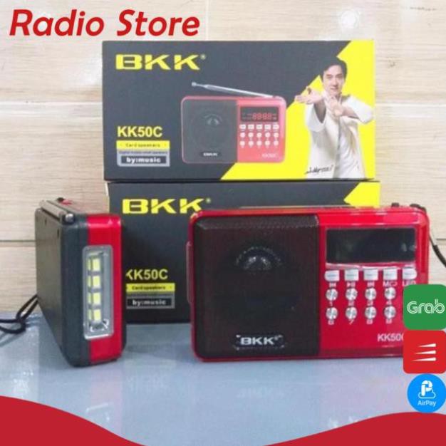 Máy nghe pháp BKK KK50C có đèn pin, cắm USB, thẻ nhớ, nghe đài radio FM, Bh 6 tháng