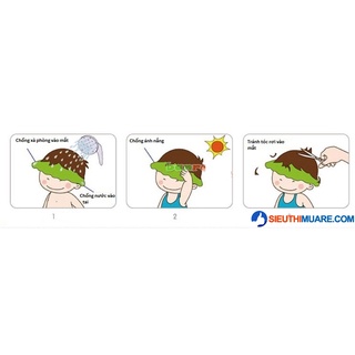 Mũ Chắn Nước Gội Đầu Cho Bé