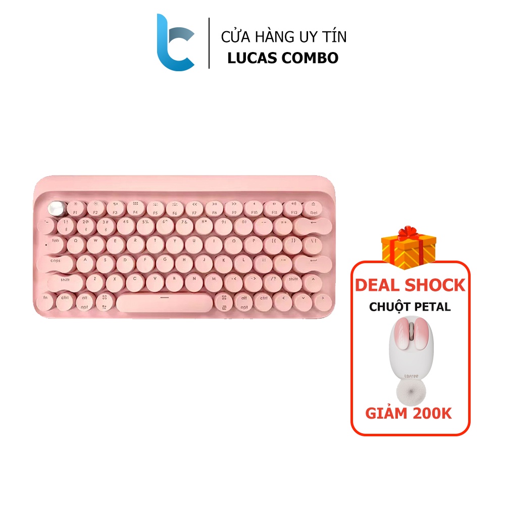 Bàn Phím Cơ Bluetooth Lofree Hoa Anh Đào Sakura (Limited)