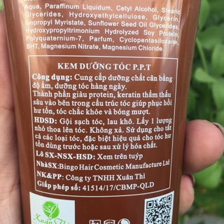 KEM XẢ KHÔ DƯỠNG TÓC PPT  100ml