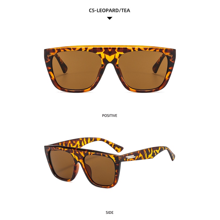 Kính mát gọng vuông phong cách Âu Mỹ thời trang cho nam và nữ 2021