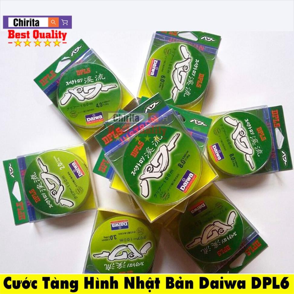 Dây Cước Câu Cá Daiwa 7 Màu Nhật Bản 100m - Cước Câu Tàng Hình Siêu Bền