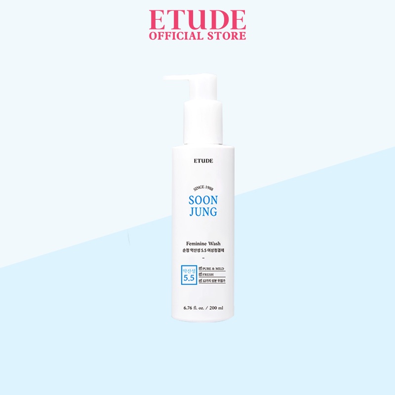 Dung Dịch Vệ Sinh Phụ Nữ An Toàn Dịu Nhẹ ETUDE pH5.5 Feminine Wash 200ml