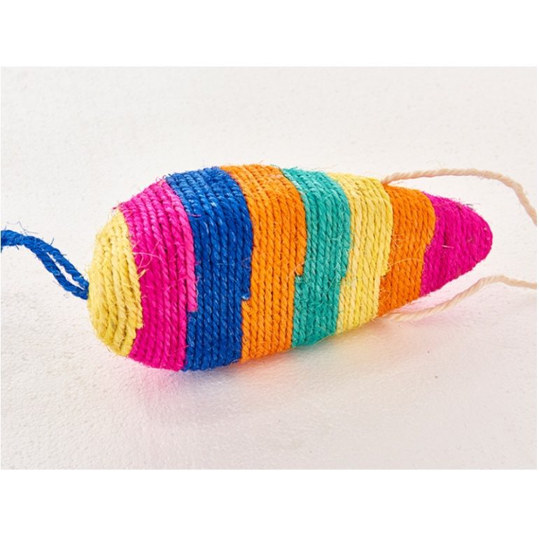 CHUỘT ĐỒ CHƠI CHO MÈO CÀO MÓNG BẰNG VẢI SISAL SIZE LỚN &quot;MẪU MỚI&quot; - - LOVE PETS SHOP