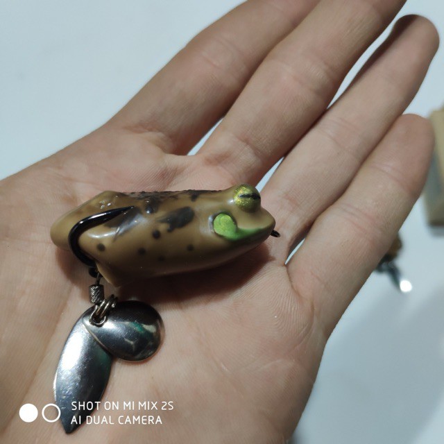 [Made in Thailand] Mồi Giả Nhái Hơi Frog Toon V1 V2 V3 V4 Chuyên câu lure cá lóc siêu nhạy - docauduli