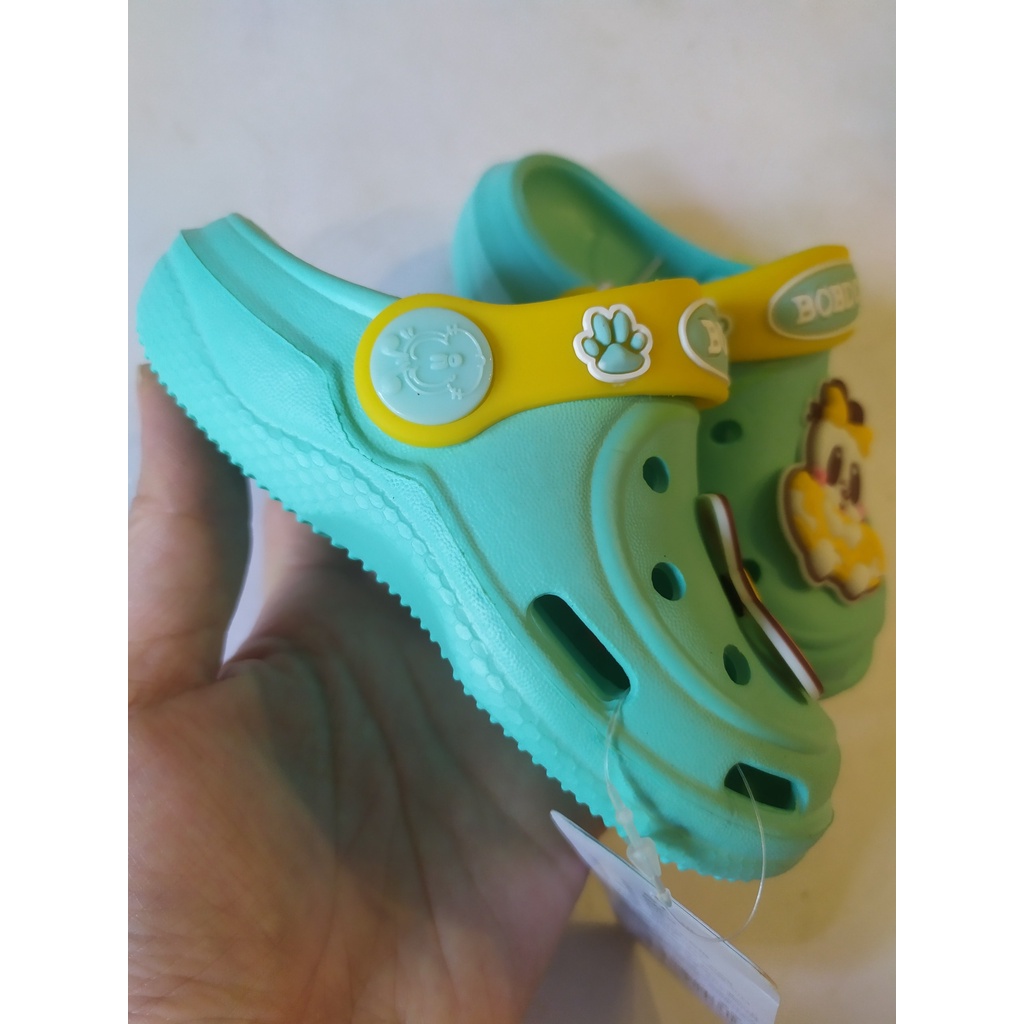 Dép Sục Bobdog xanh cho bé chân 13cm