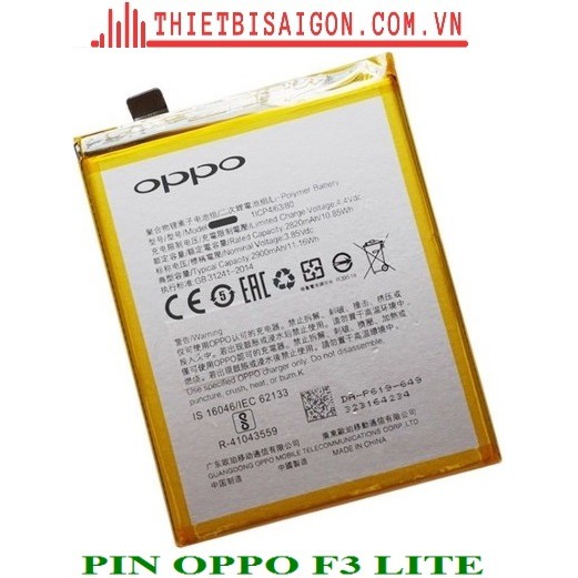 PIN OPPO F3 LITE [ PIN CHẤT LƯỢNG ]