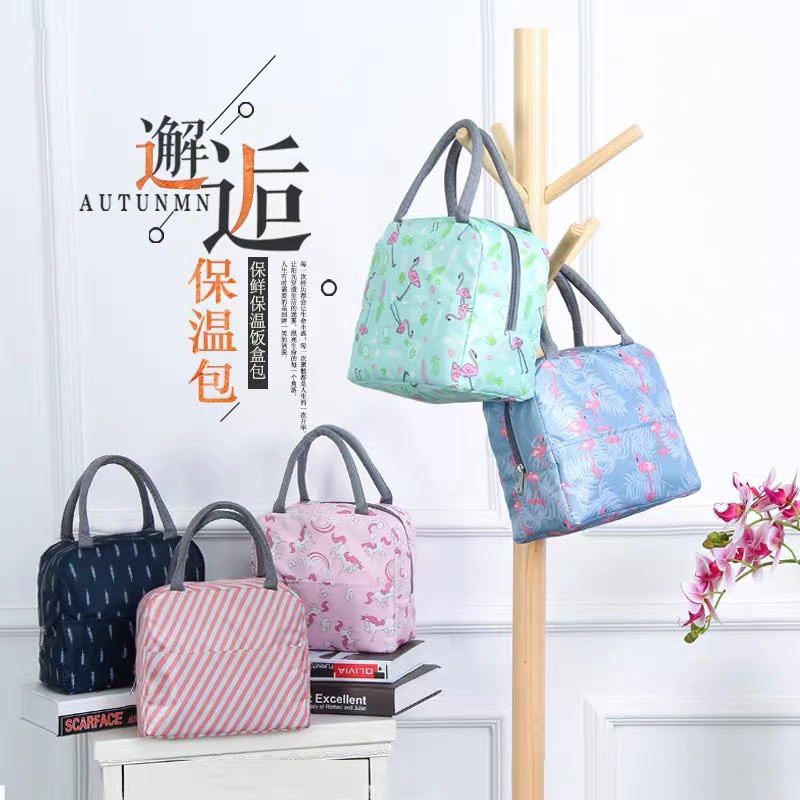 túi giữ nhiệt con hạc