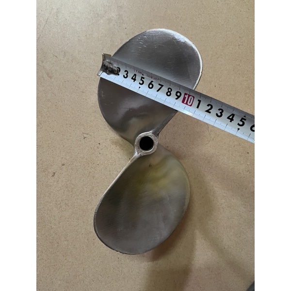 Chân vịt inox máy 3t63 chân vịt 2 cánh inox 304 lỗ ren 16mm, 18mm 3 máy piston 63mm
