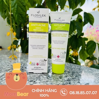 [Hàng Nhập] Kem kiểm soát dầu và điều tiết nhờn Floslek Anti Acne Mattifying Cream 50ml