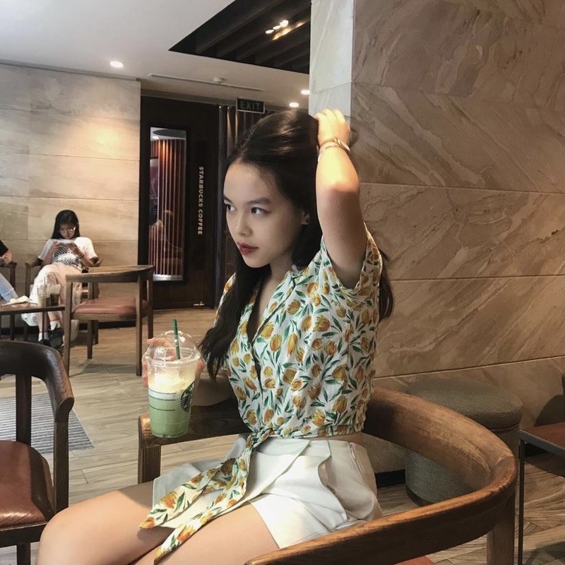 Áo sơ mi hoa nakedbyv