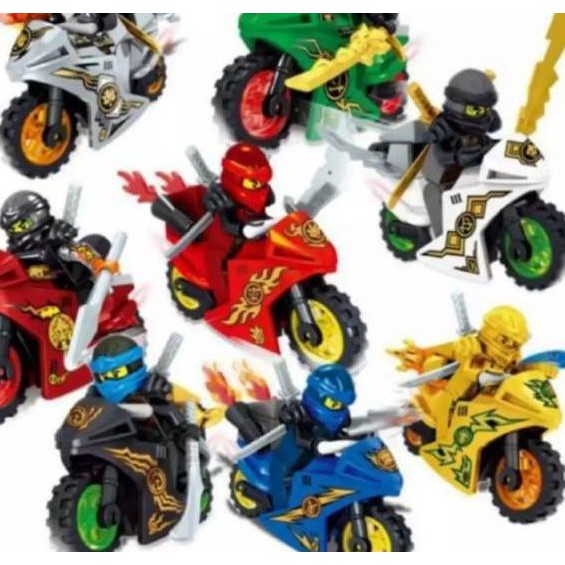 Mới 1 Mô Hình Xe Mô Tô Lego Ninjago