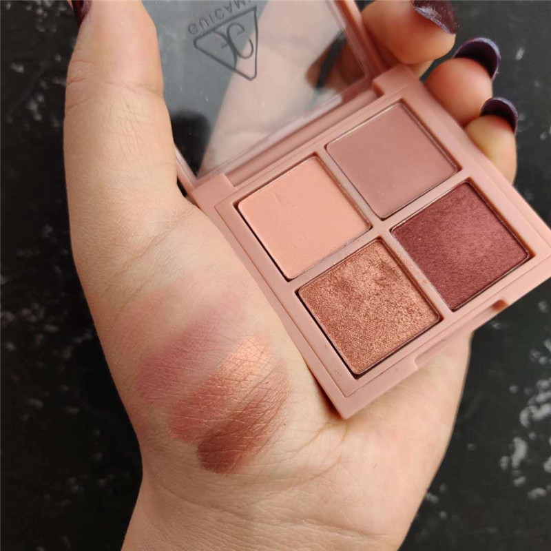 Bảng Phấn Mắt 4 Màu Sắc Hiệu Ứng Lì/ Ánh Ngọc Trai Thời Trang MKE | BigBuy360 - bigbuy360.vn