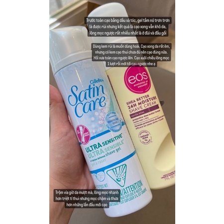 KEM CẠO SATIN CARE ULTRA SENSITIVE