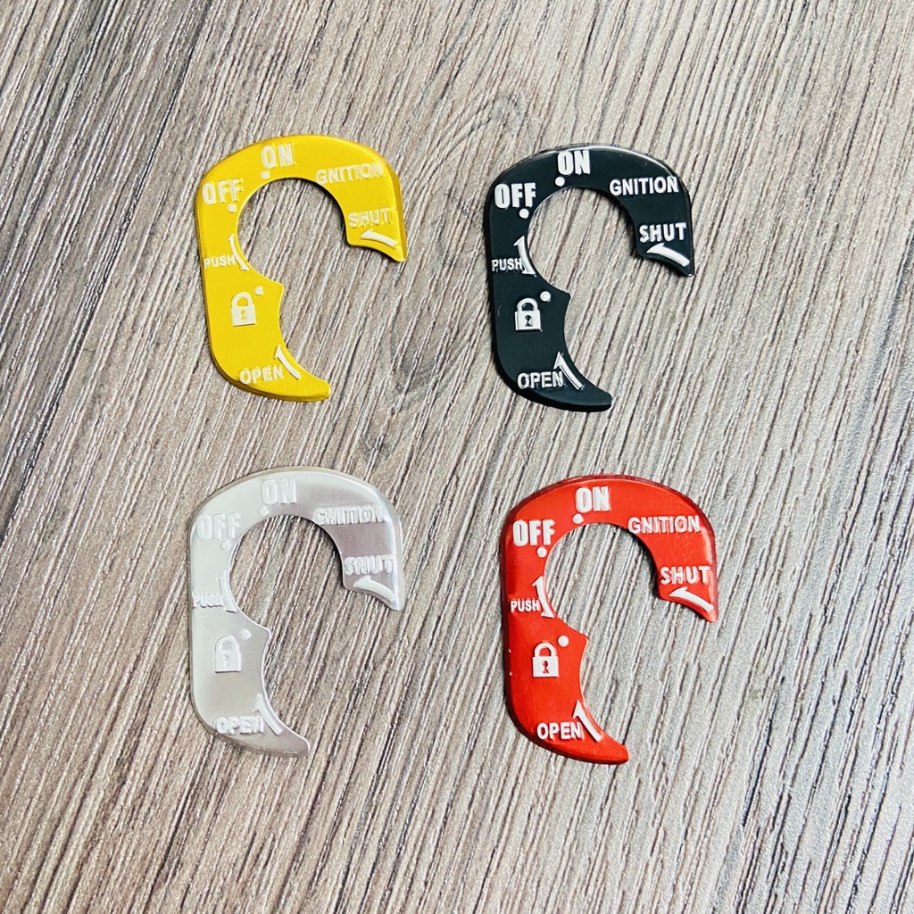 (Chú ý) Tem dán ổ khoá winner Version 1, miếng ốp ổ khoá xe WINNER V1 độ nhiều màu lựa chọn