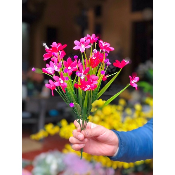 HOA GIẢ-hoa lụa cao cấp 🍓FREESHIP🍓Giảm 10K Khi Nhập thuỷ tiên