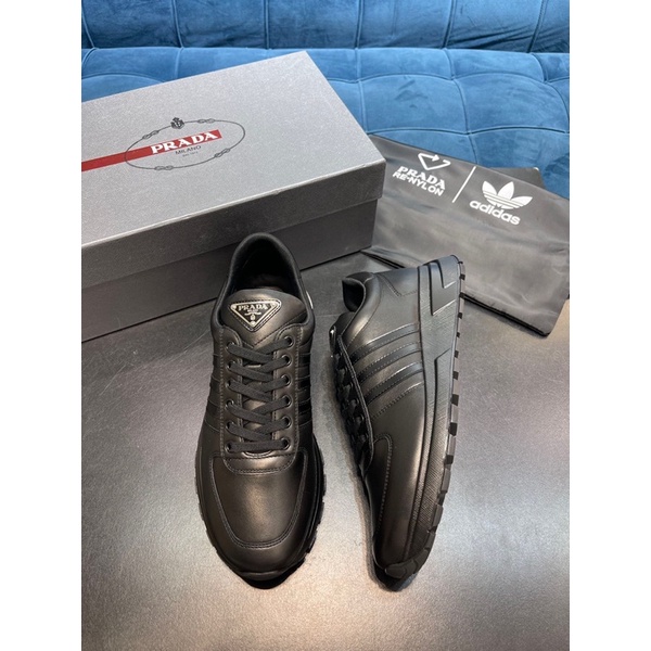 Giày thể thao nam thương hiệu Prada da thật cao cấp