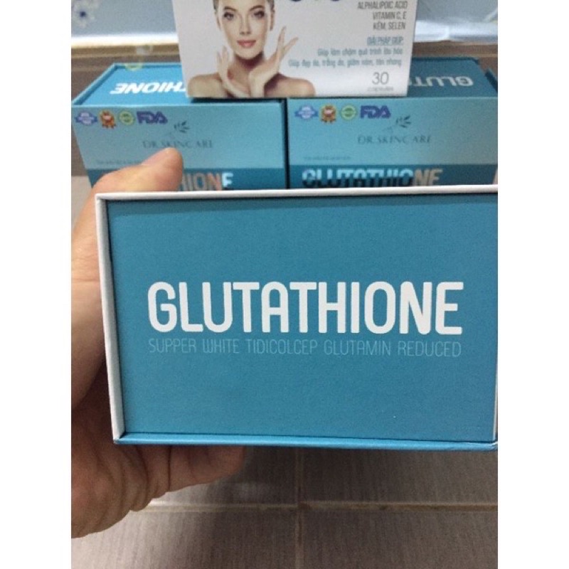 Viên uống trắng da mờ nám Glutathione Dr.Skincare 1000mg