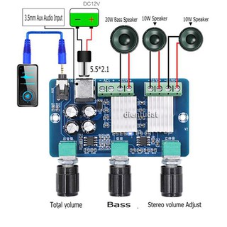 Mạch Khuếch Đại Âm Thanh 2.1 YDA138 - A355