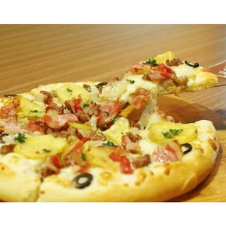 Pizza mini 16cm sẵn các vị bò ngô, xúc xích, thập cẩm,dăm bông xúc xích, gà nấm