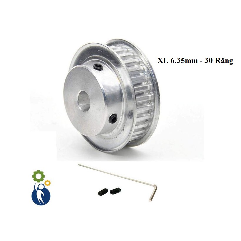 Pulley XL Trục 6.35mm - 30 Răng