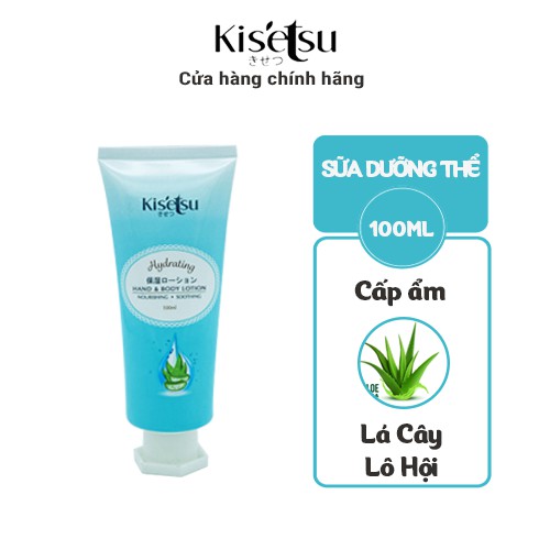 Sữa Dưỡng Thể Tái Tạo &amp; Sáng Da Kisetsu Cấp Ẩm (Tuýp 100ml) - Body Lotion