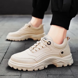 Giày sneaker nam cao cấp SM-4 tăng chiều cao (màu be)