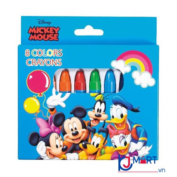 Bộ 8 bút màu Disney Mickey tập tô cho bé - Nhật Bản