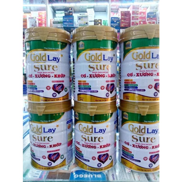 Sữa Goldlay Sure xương khớp 900g - Ngừa loãng xương, tiểu đường