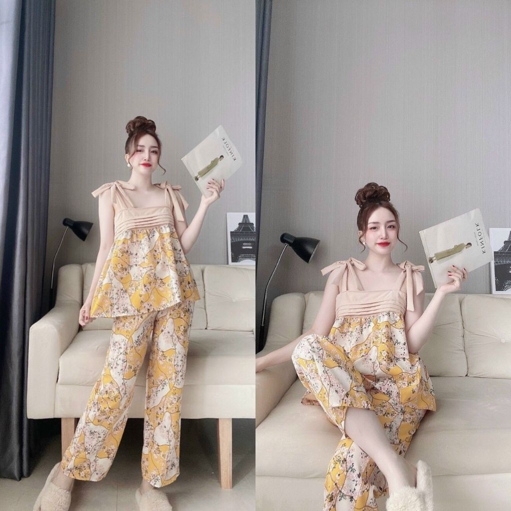 Đồ Ngủ Sexy, Đồ Ngủ Nữ Lụa Cao Cấp Mềm mại xinh xắn <65KG | BigBuy360 - bigbuy360.vn