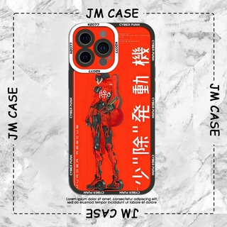 Ốp lưng iphone samsung xiaomi oppo cạnh vuông JM CASE Cyber Punk robot siêu đẹp chất