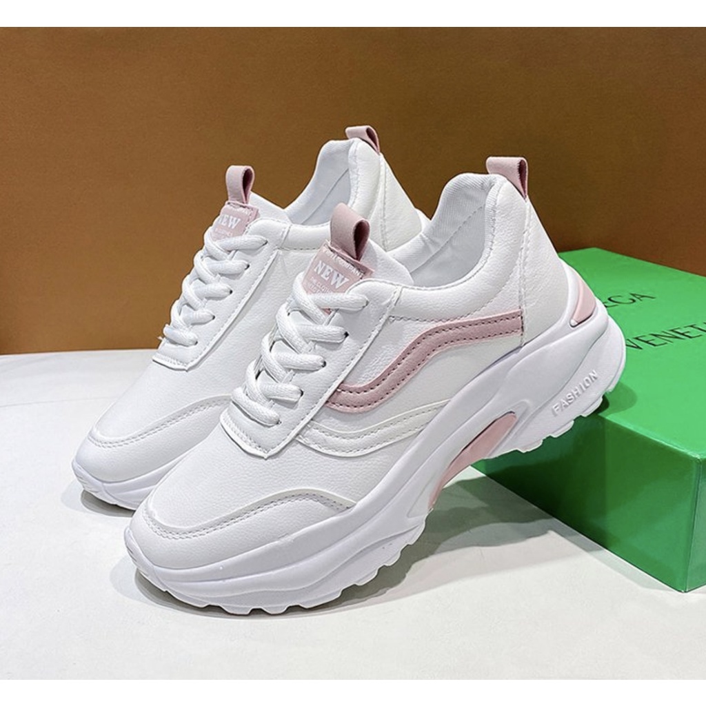 Hỗ trợ giao hàng nhanh_Giày the thao Sneaker Ulzzang phối đơn giãn GT0403 - GOLDSNEAKER