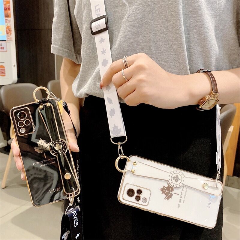 Ốp Điện Thoại Sang Trọng Có Dây Đeo Cho VIVO V2027 /V2029 /V2028 /V2026 /V2032 /V2043 /V2033 /V2037 /V2038 /V2052 /V2054