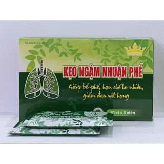 Kẹo ngậm ho nhuận phế kingphar - Bổ phế, tiêu đờm, giảm ho, giảm đau rát họng do ho kéo dài, làm ấm đường hô hấp