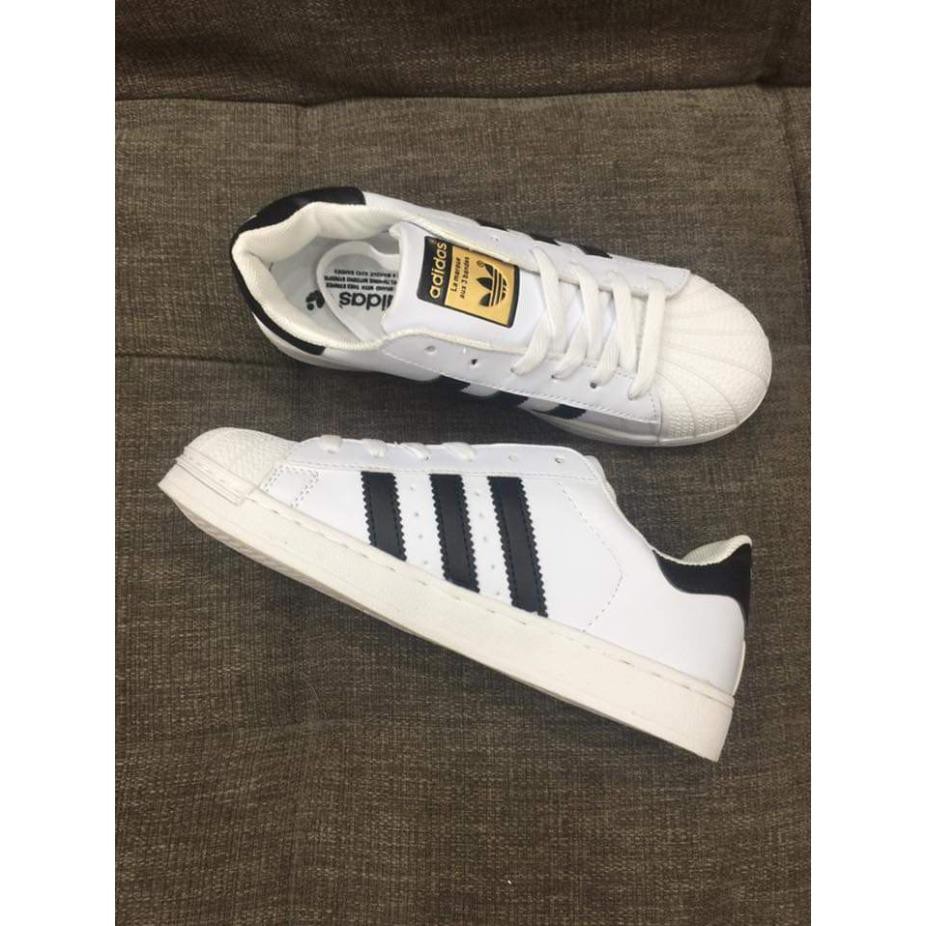 SẴN Giày Adidas Superstar kẻ đen BH 2 Năm 2020 New Có Sẵn . * *