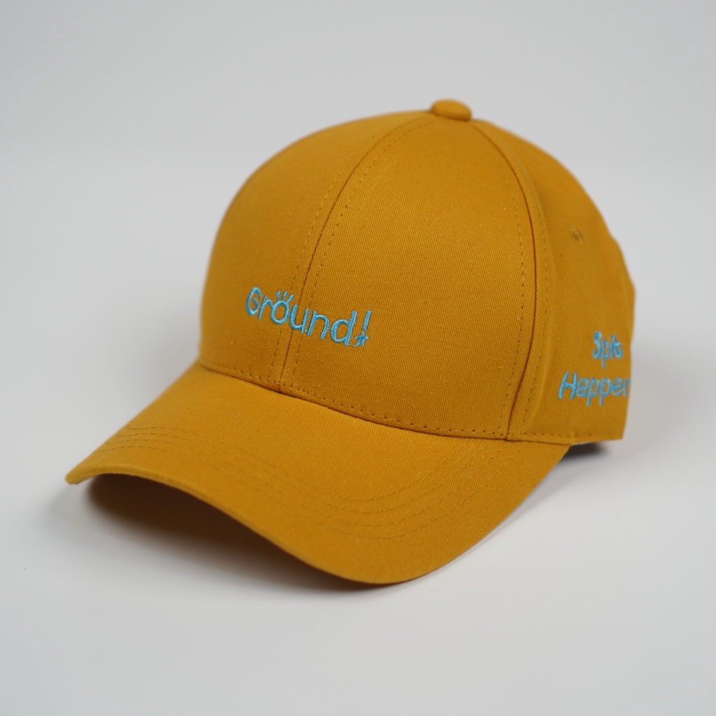 Mũ lưỡi trai thêu chữ Ground Nón kết chất kaki cao cấp thời trang form unisex nam nữ K24