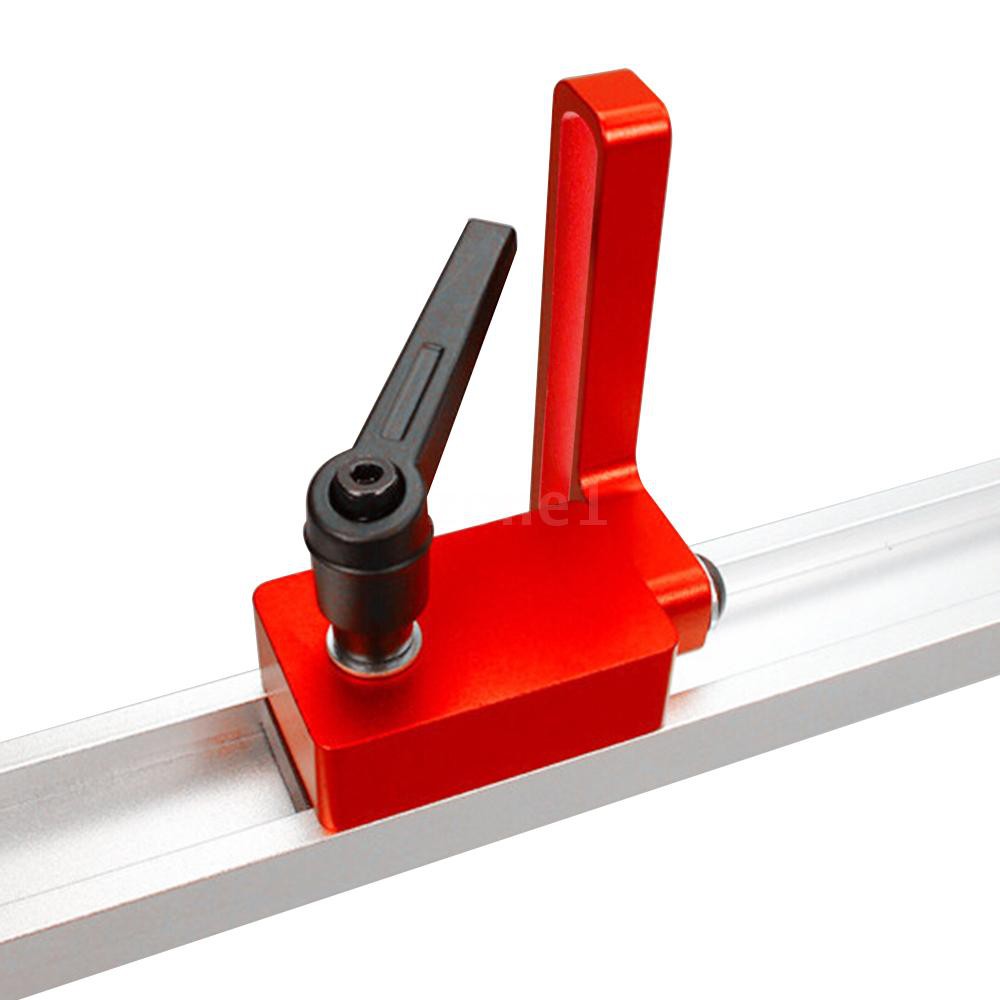 zone1 Standard T-Tracks T-Slot Miter Track Stop Chute Stopper Manual Woodworking DIY Tools Supplies