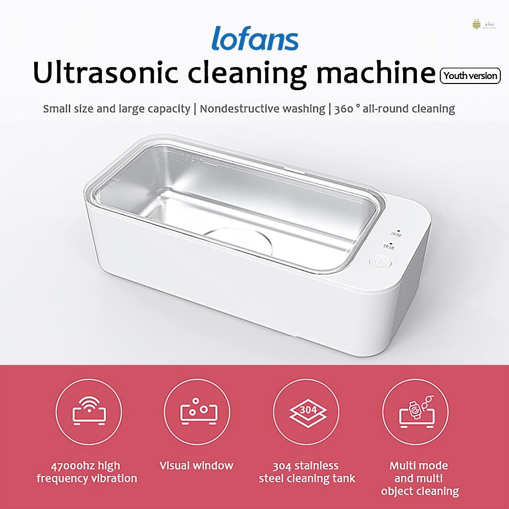 Máy làm sạch bằng siêu âm Lofans CS-602 Vệ sinh đa năng trang sức, kính mắt, đồng hồ, ty giả - Minh Tín Shop
