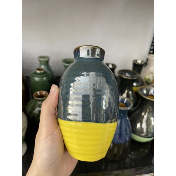 Bình gốm Bát Tràng size mini decor nhà cửa