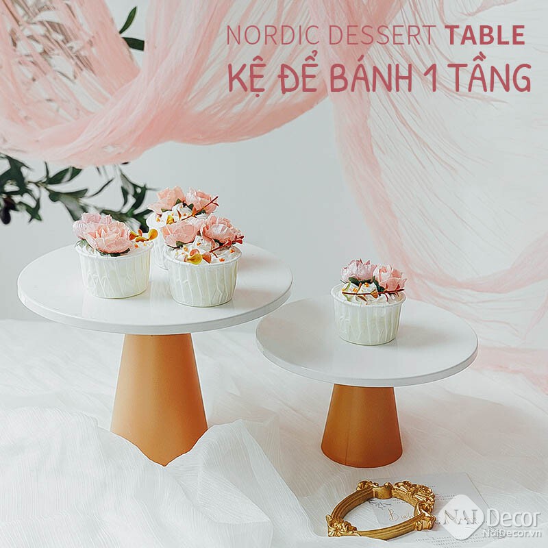 Kệ để bánh 1 tầng để chụp ảnh Siêu Đẹp