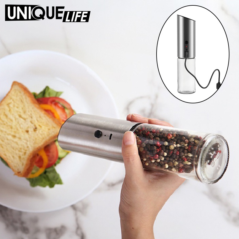 Máy Xay Tiêu Bằng Thép Không Gỉ Sử Dụng Điện Qua USB Yoyoyo01