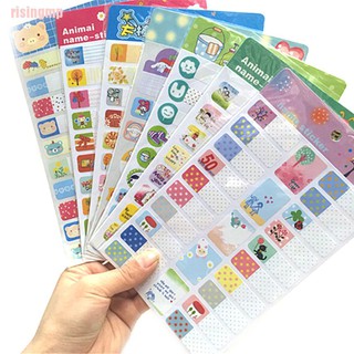Risingmp☪ Removable Book Notebook Index Name Sticker Label Writable School Supply