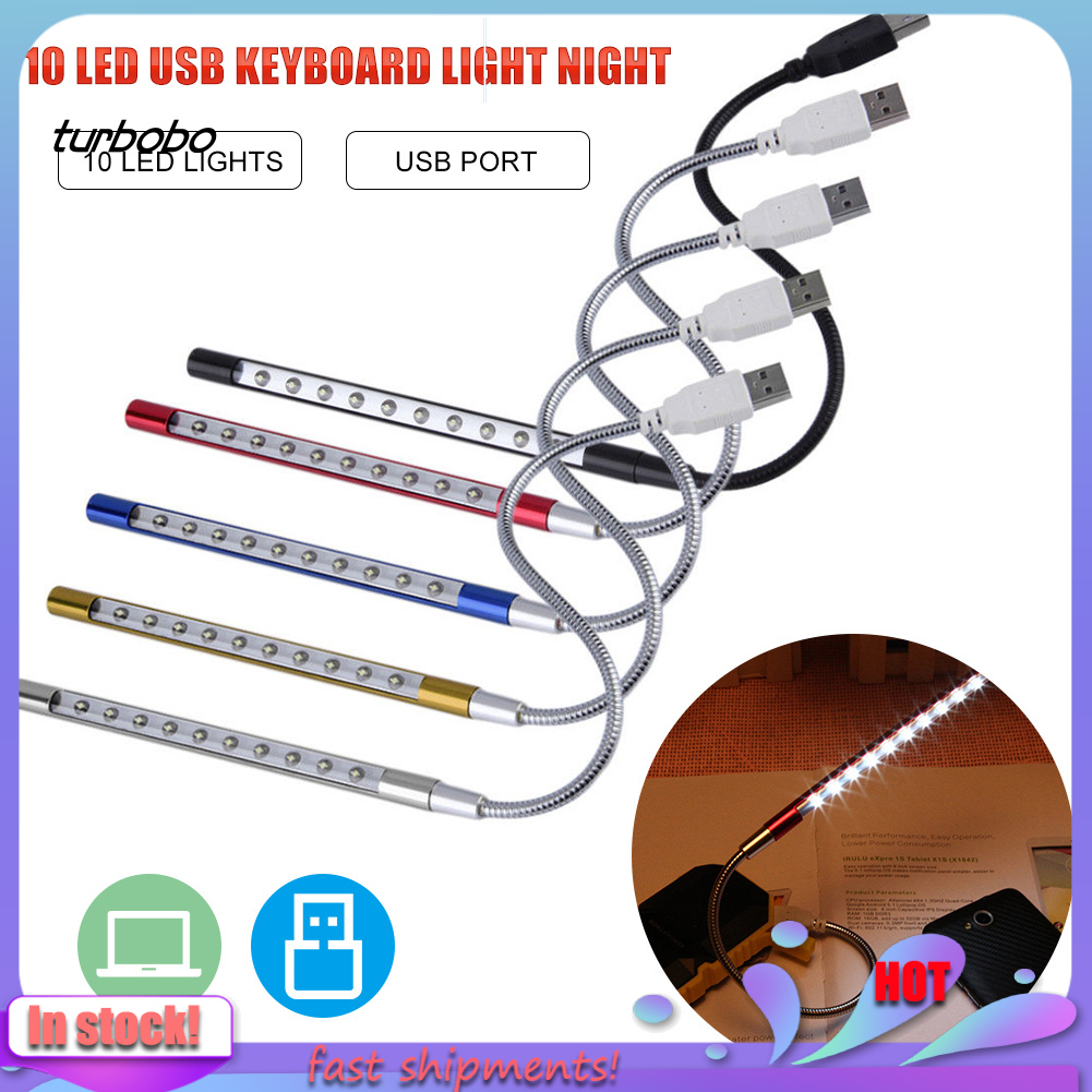 Đèn Bàn Phím Usb 10 Bóng Led Chất Lượng Cao
