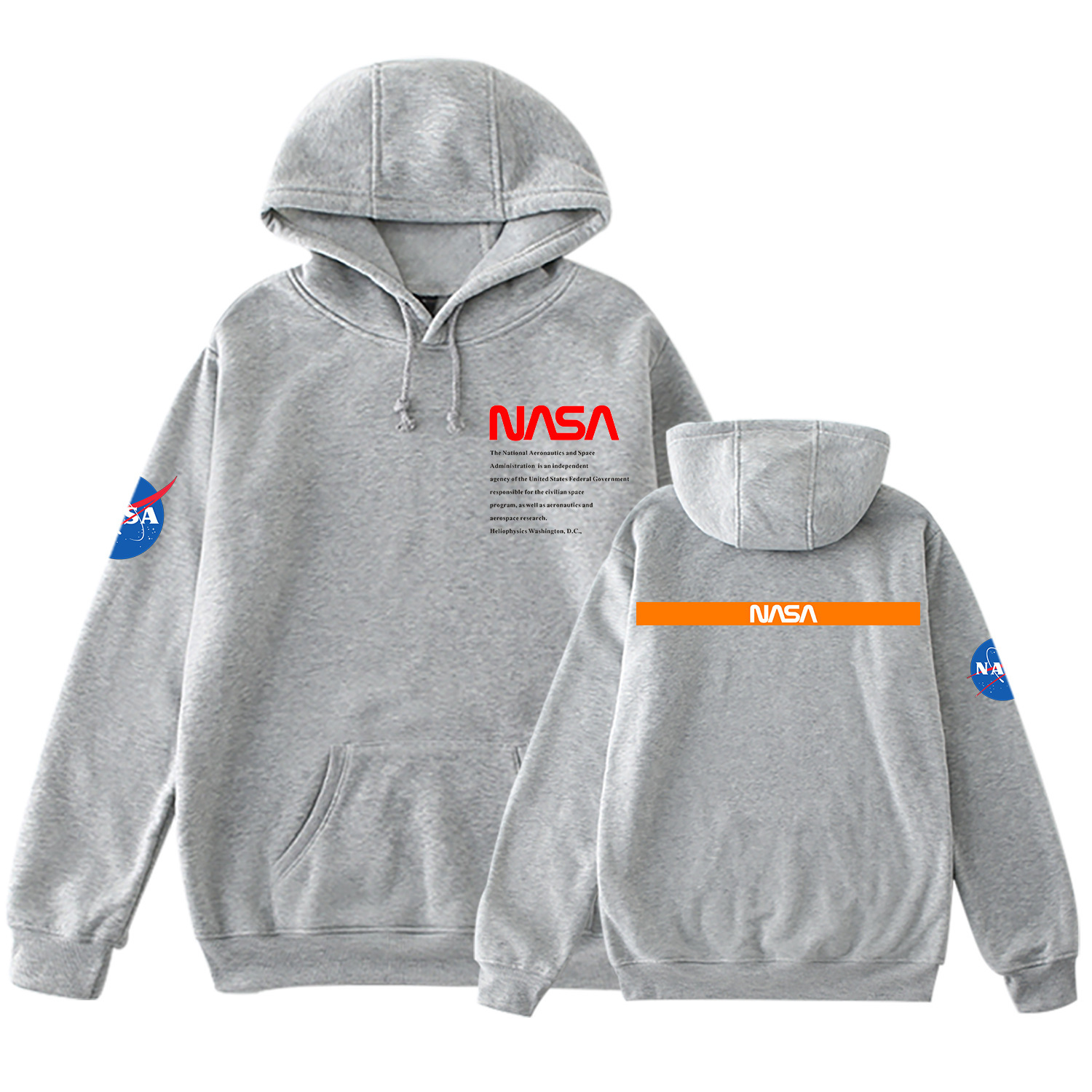 Áo Hoodie Họa Tiết Nasa Cá Tính Dành Cho Nam | BigBuy360 - bigbuy360.vn