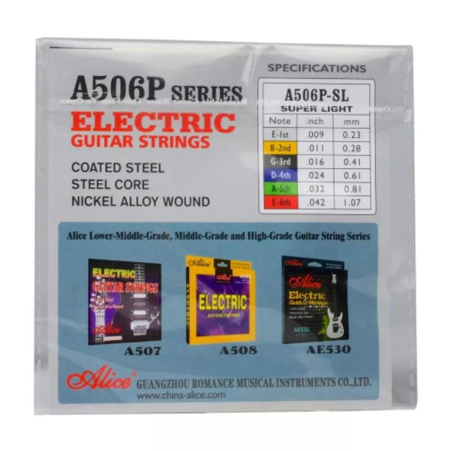  DÂY ĐÀN GUITAR ĐIỆN ALICE A506