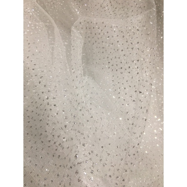 Voan cài tóc nhủ lấp lánh 3m