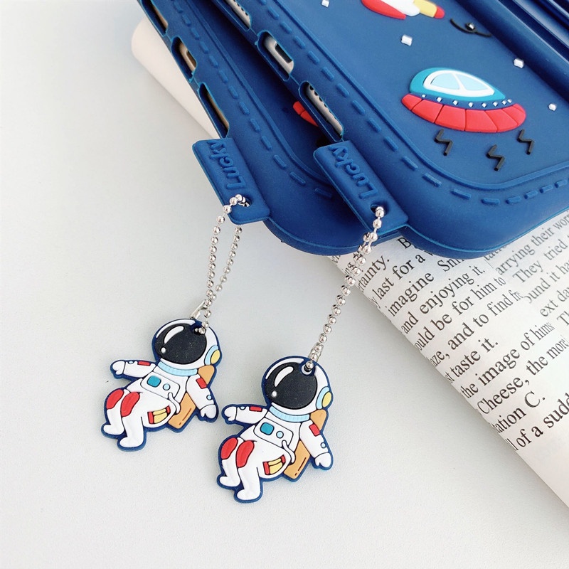 Ốp Máy Tính Bảng Chống Sốc Có Giá Đỡ Hình Phi Hành Gia Cho apple IPAD 9 9th Gen 10.2 inch 2021